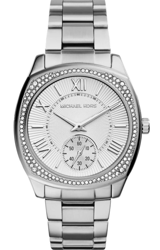 Michael Kors Bryn Quartz Silver Dial Silver Steel Strap Watch For Women - MK6133 Authentic Buy Shop Now