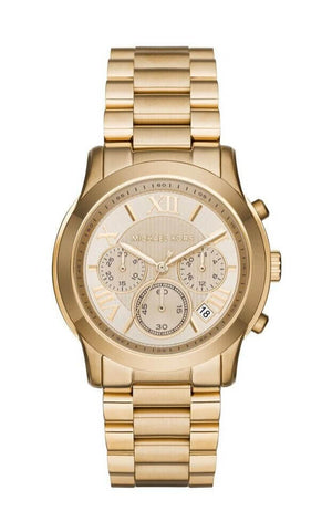 Michael Kors Cooper Gold Dial Gold Steel Strap Watch for Women - MK6274 Authentic Buy Shop Now