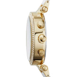 Michael Kors Parker White Dial Two Tone Steel Strap Watch for Women - MK6119 Authentic Buy Shop Now