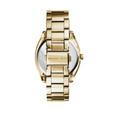Michael Kors Byrn Quartz Gold Dial Gold Steel Strap Watch For Women - MK6134 Authentic Buy Shop Now