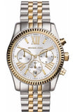🎁 Michael Kors Lexington Silver Dial Two Tone Steel Strap Watch for Women - MK5955 (100% off) Authentic Buy Shop Now