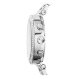 Michael Kors Parker Chronograph Blue Dial Silver Steel Strap Watch for Women - MK6117 Authentic Buy Shop Now