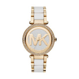 Michael Kors Parker White Dial Two Tone Steel Strap Watch for Women - MK6313 Authentic Buy Shop Now