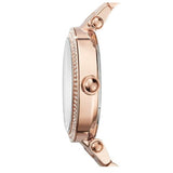 Michael Kors Parker Pink Dial Pink Steel Strap Watch for Women - MK6176 Authentic Buy Shop Now