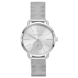 Michael Kors Portia Silver Dial Silver Mesh Bracelet Watch for Women - MK3843 Authentic Buy Shop Now