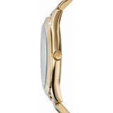 Michael Kors Slim Runway Blue Dial Gold Steel Strap Watch for Women - MK3265 Authentic Buy Shop Now