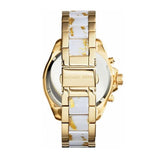 Michael Kors Wren Diamonds Gold Dial Two Tone Steel Strap Watch for Women - MK6157 Authentic Buy Shop Now