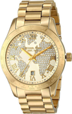 Michael Kors Layton Chronograph Gold Dial Gold Steel Strap Watch for Women - MK5959 Authentic Buy Shop Now