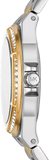 Michael Kors Lennox Three-Hand Gold Dial Two Tone Steel Strap Watch For Women - MK6988 Authentic Buy Shop Now