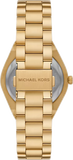 Michael Kors Lennox Three Hand Silver Dial Gold Steel Strap Watch For Women - MK7391 Authentic Buy Shop Now