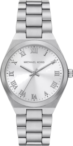 Michael Kors Lennox Three Hand Silver Dial Silver Steel Strap Watch For Women - MK7393 Authentic Buy Shop Now