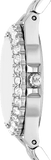 Michael Kors Lennox Three-Hand Blue Dial Silver Steel Strap Watch For Women - MK7397 Authentic Buy Shop Now