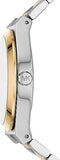 Michael Kors Lennox Three-Hand White Dial Two Tone Steel Strap Watch for Women - MK7464 Authentic Buy Shop Now