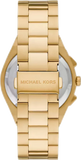 Michael Kors Lennox Chronograph White Dial Gold Steel Strap Watch For Men - MK9120 Authentic Buy Shop Now