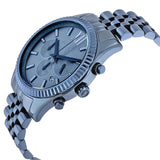 Michael Kors Lexington Chronograph Blue Dial Blue Steel Strap Watch for Men - MK8480 Authentic Buy Shop Now
