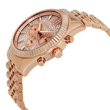 Michael Kors Lexington Rose Gold Dial Rose Gold Stainless Steel Strap Watch for Men - MK8580 Authentic Buy Shop Now