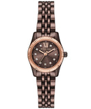 Michael Kors Lexington Three-Hand Brown Dial Brown Steel Strap Watch for Women - MK4844 Authentic Buy Shop Now
