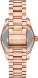 Michael Kors Lexington White Dial Rose Gold Steel Strap Watch for Women - MK1088 Authentic Buy Shop Now