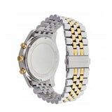 Michael Kors Lexington Chronograph Silver Dial Two Tone Steel Strap Watch for Women - MK5955