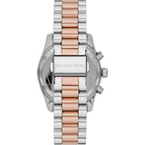 Michael Kors Lexington Chronograph Rose Gold Dial Two Tone Steel Strap Watch For Women - MK7219 Authentic Buy Shop Now