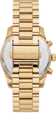 Michael Kors Lexington Mother of Pearl White Dial Gold Steel Strap Watch For Women - MK7241 Authentic Buy Shop Now