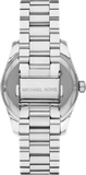Michael Kors Lexington Three-Hand Pink Dial Silver Steel Strap Watch For Women - MK7443 Authentic Buy Shop Now