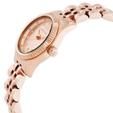 Michael Kors Lexington Three Hand Rose Gold Dial Rose Gold Steel Strap Watch For Women - MK4739 Authentic Buy Shop Now