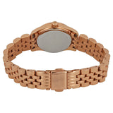 Michael Kors Lexington Quartz White Dial Rose Gold Steel Strap Watch For Women - MK3230 Authentic Buy Shop Now