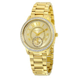 Michael Kors Madelyn Quartz Gold Dial Gold Steel Strap Watch For Women - MK6287 Authentic Buy Shop Now