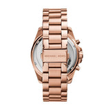 Michael Kors Bradshaw Black Dial Rose Gold Steel Strap Watch for Women - MK5854 Authentic Buy Shop Now