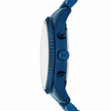 Michael Kors Lexington Chronograph Blue Dial Blue Steel Strap Watch For Men - MK8791 Authentic Buy Shop Now