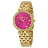 Michael Kors Darci Pink Dial Gold Steel Strap Watch for Women - MK3444 Authentic Buy Shop Now