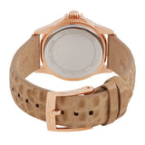 Michael Kors Sage Three-Hand Mother of Pearl White Dial Brown Leather Strap Watch for Women - MK4819 Authentic Buy Shop Now