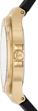 Michael Kors Mini Lennox Quartz Black Dial Black Silicone Strap Watch For Women - MK7281 Authentic Buy Shop Now