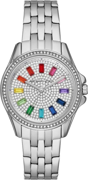 Michael Kors Pilot Quartz Silver Dial Silver Steel Strap Watch For Women - MK7368 Authentic Buy Shop Now