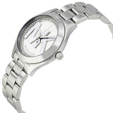 Michael Kors Mini Slim Runway Silver Dial Silver Steel Strap Watch for Women - MK3548 Authentic Buy Shop Now