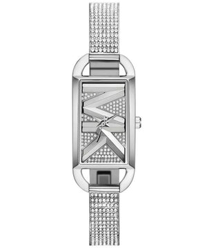 Michael Kors Empire Three-Hand Silver Dial Silver Steel Strap Watch for Women - MK4841 Authentic Buy Shop Now
