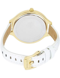 Michael Kors Slim Runway Quartz Gold Dial White Leather Strap Watch For Women - MK2389 Authentic Buy Shop Now