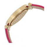 Michael Kors Averi Gold Dial Pink Leather Strap Watch for Women - MK2525 Authentic Buy Shop Now