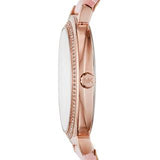 Michael Kors Cinthia Mother of Pearl Dial Pink Leather Strap Watch for Women - MK2663 Authentic Buy Shop Now