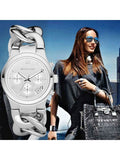 Michael Kors Runway Twist Silver Dial Silver Stainless Steel Strap Watch for Women - MK3149 Authentic Buy Shop Now