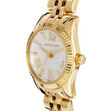 Michael Kors Lexington Quartz Silver Dial Gold Steel Strap Watch For Women - MK3229 Authentic Buy Shop Now