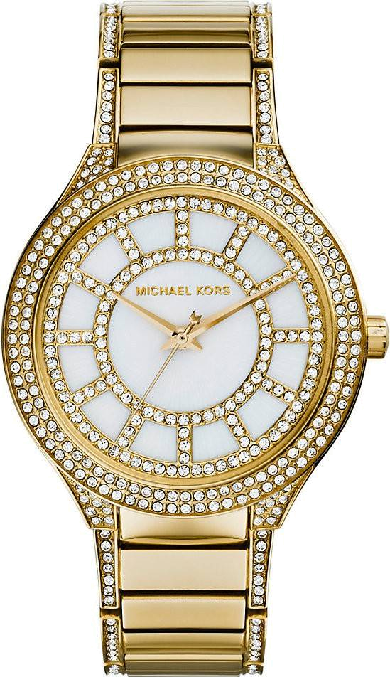 Michael Kors Kerry Mother of Pearl Dial Gold Steel Strap Watch for Women - MK3312 Authentic Buy Shop Now
