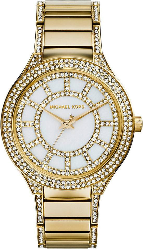 Michael Kors Kerry Mother of Pearl Dial Gold Steel Strap Watch for Women - MK3312 Authentic Buy Shop Now