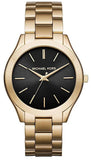 Michael Kors Runway Black Dial Gold Steel Strap Watch for Women - MK3478 Authentic Buy Shop Now