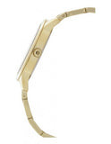 Michael Kors Hartman Quartz Gold Dial Gold Steel Strap Watch For Women - MK3490 Authentic Buy Shop Now