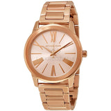 Michael Kors Hartman Rose Gold Dial Rose Gold Steel Strap Watch For Women - MK3491 Authentic Buy Shop Now