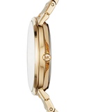 Michael Kors Jaryn Analog Quartz Gold Dial Gold Steel Strap Watch For Women - MK3500 Authentic Buy Shop Now