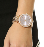 Michael Kors Darci Rose Gold Dial Rose Gold Steel Strap Watch for Women - MK3507 Authentic Buy Shop Now