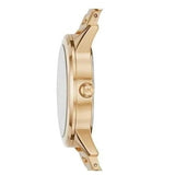 Michael Kors Hartman Analog Quartz Black Dial Gold Steel Strap Watch For Women - MK3647 Authentic Buy Shop Now